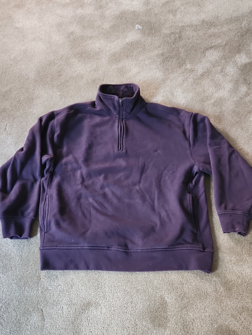 Athleta  Forever Fleece 1/4 Zip in Deep Purple